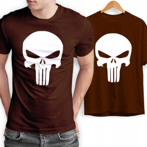 KOSZULKA MĘSKA PUNISHER Skull Różne Wzory - XL
