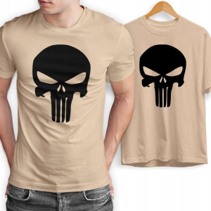 KOSZULKA MĘSKA PUNISHER Skull Różne Wzory - XL