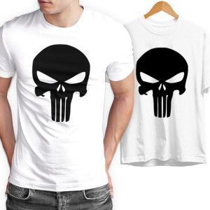 KOSZULKA MĘSKA PUNISHER Skull Różne Wzory - XXL