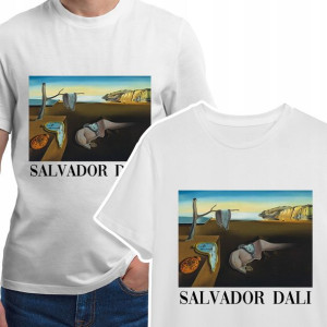 KOSZULKA MĘSKA T-shirt SALVADOR DALI MiX Wzory - S