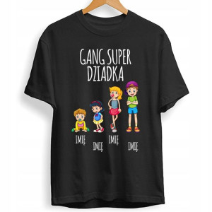 Koszulka Prezent Dzień Dziadka Gang Dziadka - 3xl