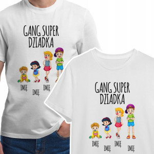 Koszulka Prezent Dzień Dziadka Gang Dziadka - M