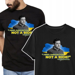 Koszulka Solidarni Z Ukrainą Zełenski Hero - 3xl