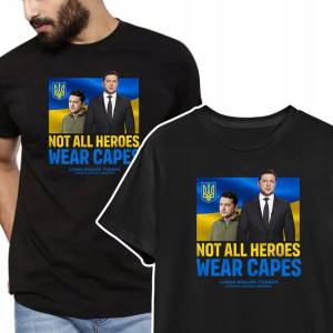 Koszulka Solidarni Z Ukrainą Zełenski Hero - Xxl