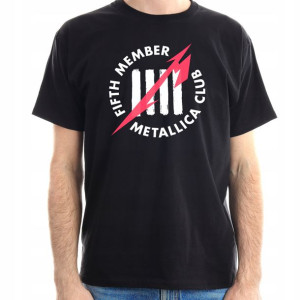 Koszulka T-shirt Męski METALLICA Club Wzory - XL