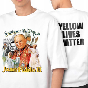 KOSZULKA T-shirt Męski Papież JAN PAWEŁ II - 3XL