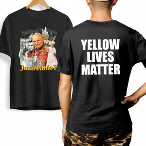 KOSZULKA T-shirt Męski Papież JAN PAWEŁ II - S