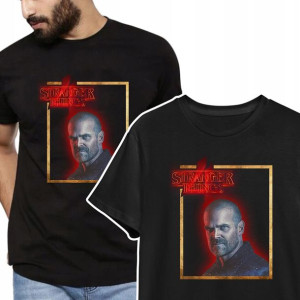 KOSZULKA T-shirt Męski STRANGER THINGS Wzory - L