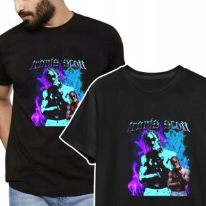 KOSZULKA T-shirt Męski TRAVIS SCOTT Wzory MiX - L