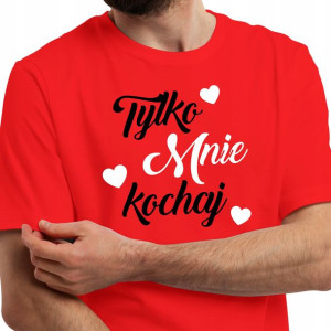 KOSZULKA T-shirt na WALENTYNKI Różne Wzory - XL