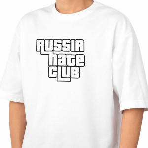 KOSZULKA T-shirt RUSSIA HATE CLUB Wzory MiX - XL