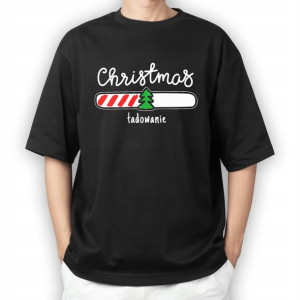 KOSZULKA Tshirt Męski CHRISTMAS Loading MiX - L