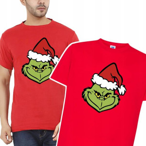 KOSZULKA Tshirt Męski Prezent Święta GRINCH - XL