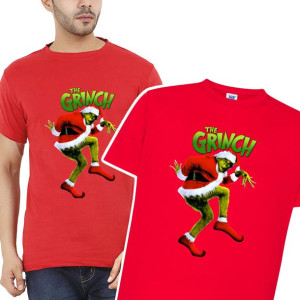 KOSZULKA Tshirt Męski Prezent Święta GRINCH - XXL