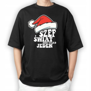 KOSZULKA Tshirt Męski SZEF ŚWIĄT MiX Wzorów - XL