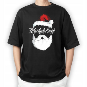 KOSZULKA Tshirt Męski WESOŁYCH ŚWIĄT Wzory - XL