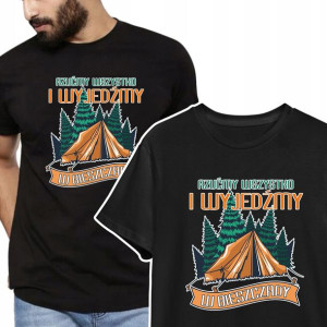 KOSZULKA Tshirt Męski WYJEDŹMY w BIESZCZADY - XXL