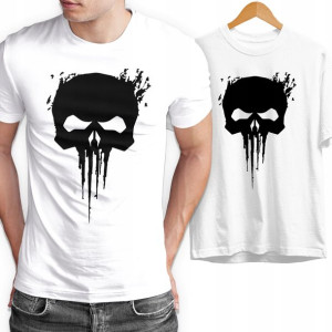 Męska KOSZULKA T-shirt Różne Wzory PUNISHER - M