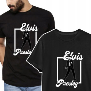 Modny T-shirt KOSZULKA Męska ELVIS Presley - 3XL