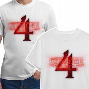 Modny T-shirt KOSZULKA Męska STRANGER THINGS - L