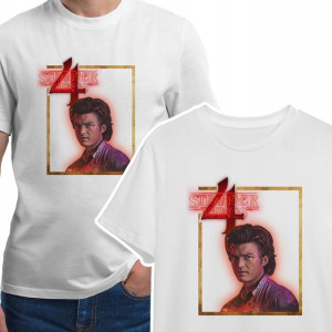 Modny T-shirt KOSZULKA Męska STRANGER THINGS - M