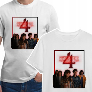 Modny T-shirt KOSZULKA Męska STRANGER THINGS - XXL