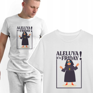T-shirt KOSZULKA Męska ALELUYA It's FRIDAY - 3XL