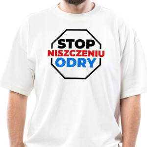 T-shirt KOSZULKA Męska ANTY PIS ODRA Strajk - 3XL