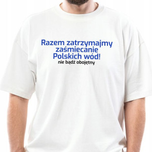 T-shirt KOSZULKA Męska ANTY PIS ODRA Strajk - XL