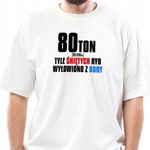 T-shirt KOSZULKA Męska ANTY PIS ODRA Strajk - XXL
