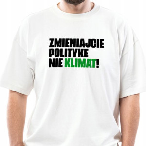 T-shirt KOSZULKA Męska ANTY PIS ODRA Strajk - XXL