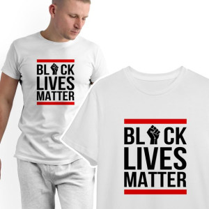 T-shirt KOSZULKA Męska BLACK LIVES MATTERS - M