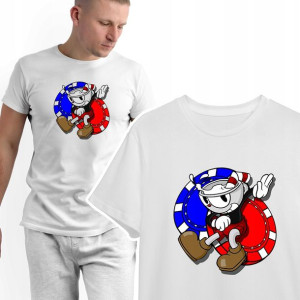 T-shirt KOSZULKA Męska CUPHEAD Wiele WZORÓW - 3XL