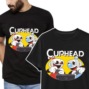 T-shirt KOSZULKA Męska CUPHEAD Wiele WZORÓW - L