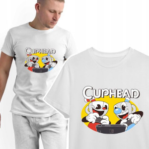 T-shirt KOSZULKA Męska CUPHEAD Wiele WZORÓW - M