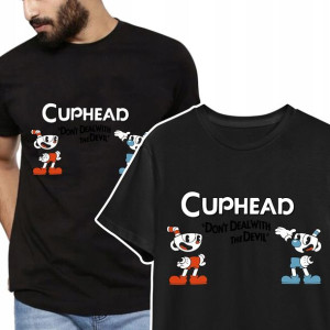 T-shirt KOSZULKA Męska CUPHEAD Wiele WZORÓW - M