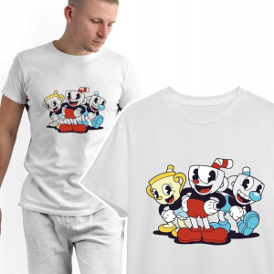 T-shirt KOSZULKA Męska CUPHEAD Wiele WZORÓW - S