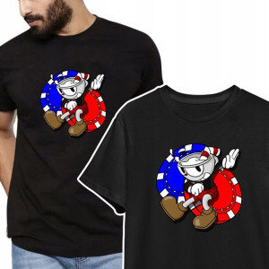 T-shirt KOSZULKA Męska CUPHEAD Wiele WZORÓW - S