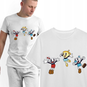 T-shirt KOSZULKA Męska CUPHEAD Wiele WZORÓW - S