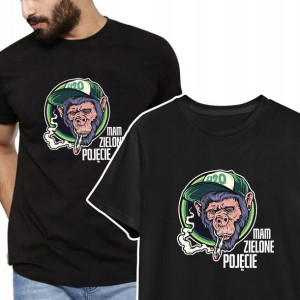 T-shirt KOSZULKA Męska MARIHUANA WEED Wzory - 3XL