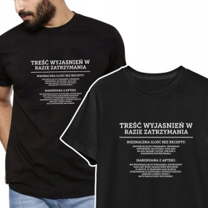 T-shirt KOSZULKA Męska MARIHUANA WEED Wzory - L