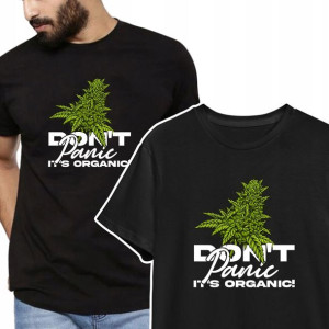 T-shirt KOSZULKA Męska MARIHUANA WEED Wzory - L