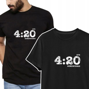 T-shirt KOSZULKA Męska MARIHUANA WEED Wzory - M
