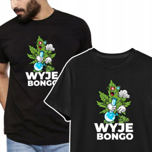 T-shirt KOSZULKA Męska MARIHUANA WEED Wzory - S