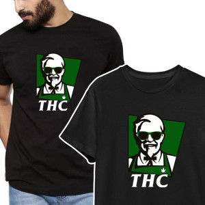 T-shirt KOSZULKA Męska MARIHUANA WEED Wzory - XL