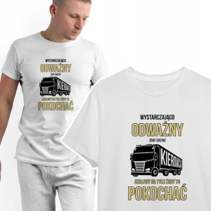 T-shirt KOSZULKA Męska PREZENT dla KIEROWCY - XXL
