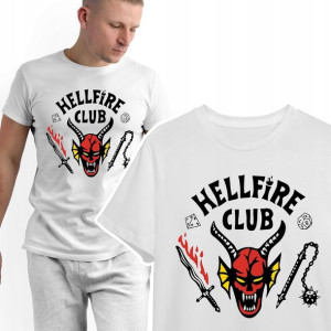 T-shirt KOSZULKA Męska Prezent HELLFIRE CLUB - XL