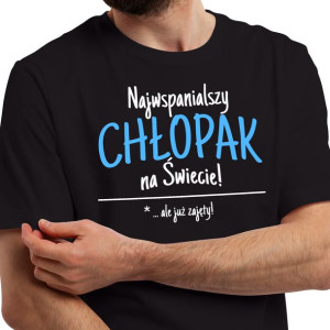 T-SHIRT Koszulka na DZIEŃ CHŁOPAKA MiX WZORY - M