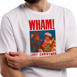 T-shirt Męski Prezent na ŚWIĘTA Wiele WZORÓW - L
