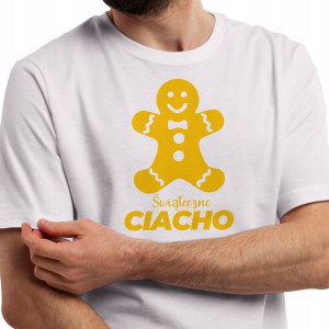 T-shirt Męski Świąteczne CIACHO Wiele WZORÓW - 3XL